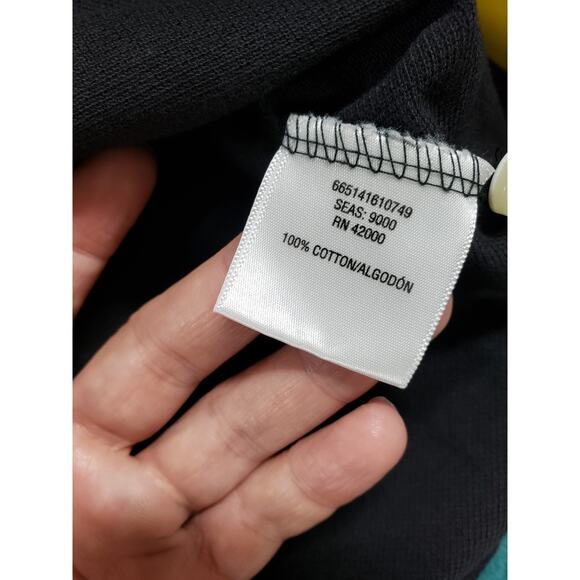 Basic Editions Polo Shirt Size 4XL XXXXL Men Black Short Sleeve Preppy NWT - Picture 5 of 9